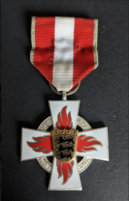 Médaille du service incendie du Bade-Wurtemberg