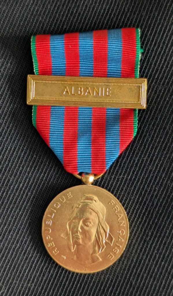 Médaille commémorative française Albanie