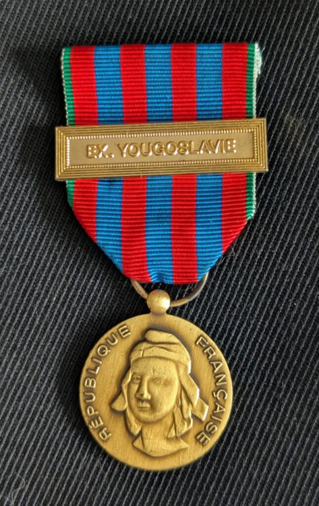 Médaille commémorative française ex. yougoslavie