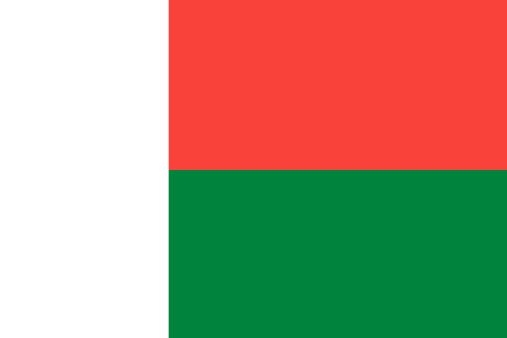 Drapeau MADAGASCAR