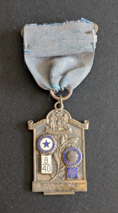 Médaille de la grande promenade 1934 de la Société des 40/08