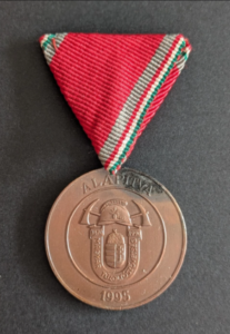 Médaille du service d&rsquo;incendie volontaire