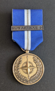 Médaille pour les opérations dans les Balkans NON ARTICLE 5