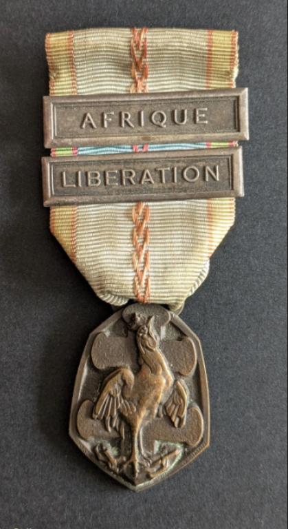 Médaille commémorative de la guerre 1939-1945 AFRIQUE – LIBERATION