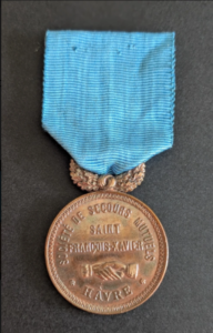 Médaille de la société de secours mutuels Saint-François-Xavier du Havre