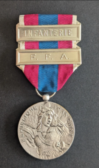 Médaille de la défense nationale INFANTERIE – F.F.A.