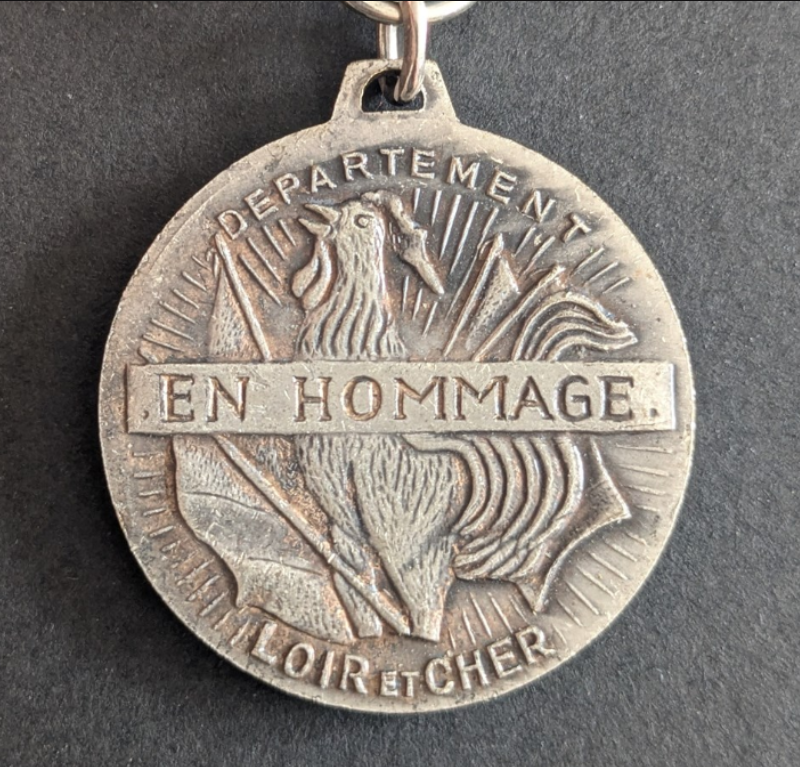 Médaille départementale du 50ème anniversaire de l&rsquo;armistice de la 1ère Guerre Mondiale LOIR ET CHER