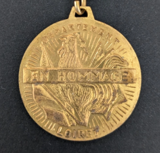 Médaille départementale du 50ème anniversaire de l&rsquo;Armistice de la 1ère Guerre Mondiale LOIRET