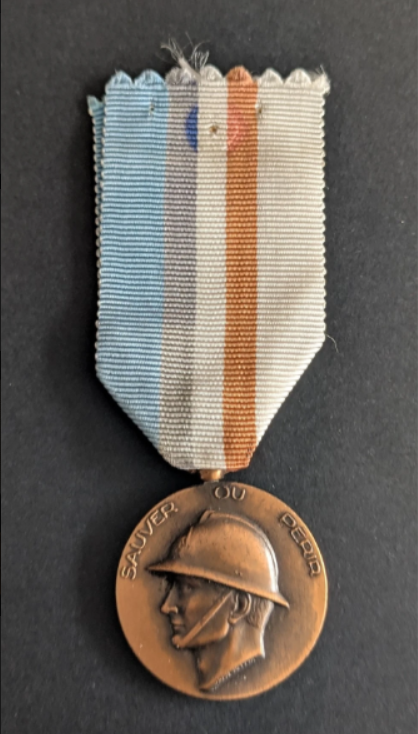 Médaille de l&rsquo;Union départementale des sapeurs-pompiers des Yvelines