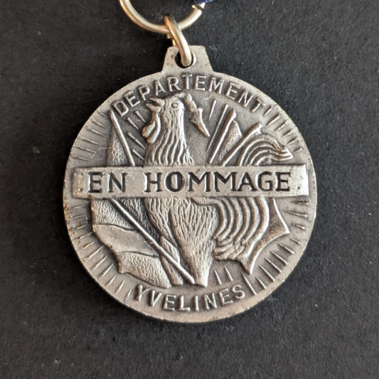 Médaille départementale du 50ème anniversaire de l&rsquo;armistice de la 1ère Guerre Mondiale YVELINES