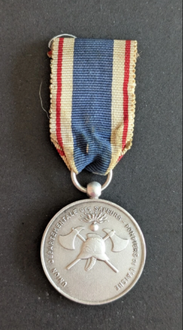 Médaille de l&rsquo;Union départementale des sapeurs-pompiers de l&rsquo;Aisne
