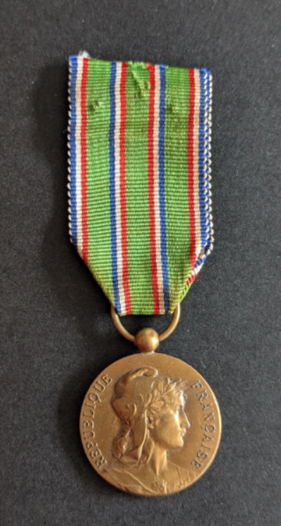 Médaille de l&rsquo;Union départementale des sapeurs pompiers du Cher