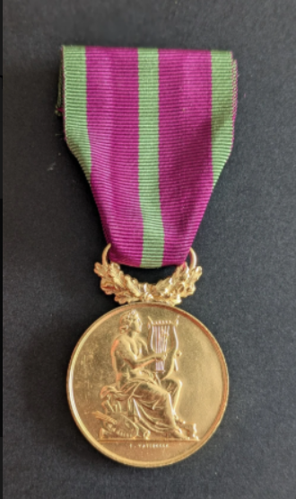 Médaille d&rsquo;honneur des Sociétés musicales et chorales (1)