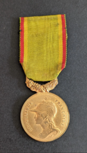 Médaille de la Société républicaine d&rsquo;encouragement au dévouement