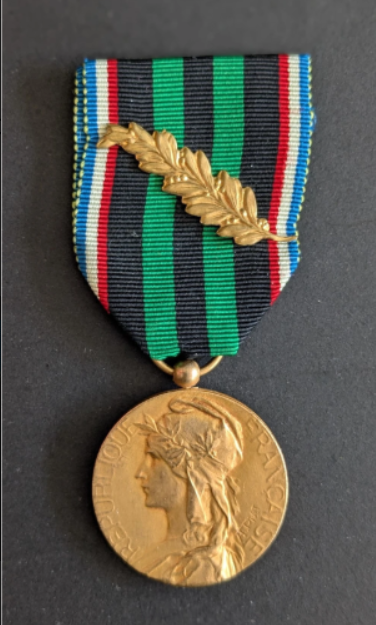 Médaille de l’Union départementale des sapeurs-pompiers de l’Eure