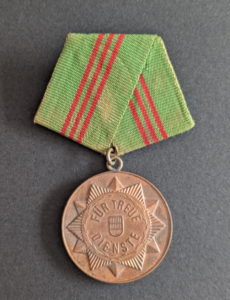 Médaille du service fidèle dans les organes armés du Ministère de l&rsquo;Intérieur