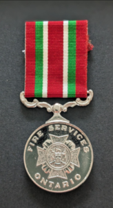 Médaille pour longs services des services d’incendie de l&rsquo;Ontario