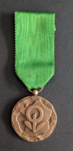 Médaille de la fédération nationale des fleuristes de France