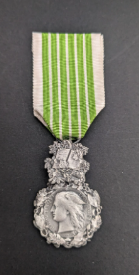 Médaille d’honneur des contributions indirectes
