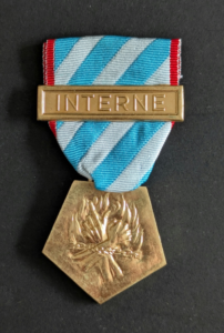 Médaille de la déportation et de l&rsquo;internement pour faits de résistance INTERNE