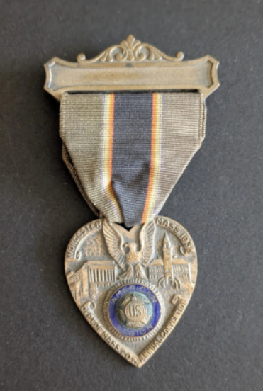 Médaille de la 20ème convention de l’Etat du Massachusetts de l’American Legion