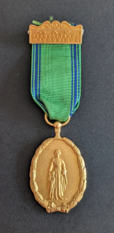 Médaille de l’oeuvre d’assistance et fraternelle de la Grande Loge Nationale Française