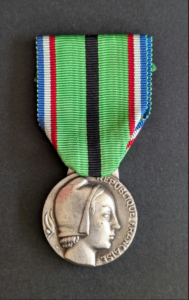 Médaille du patriote résistant à l&rsquo;occupation des départements du Rhin, de la Moselle, incarcéré en camps spéciaux
