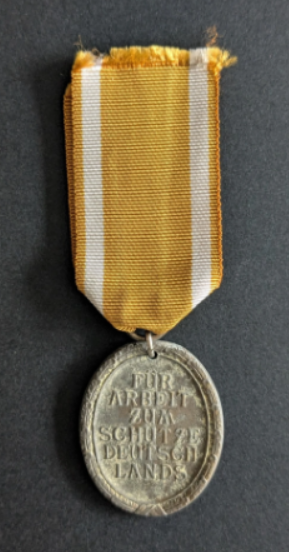Médaille du mur de protection allemand