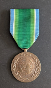 Médaille pour le groupe des observateurs militaires des Nations-Unies en Inde et au Pakistan