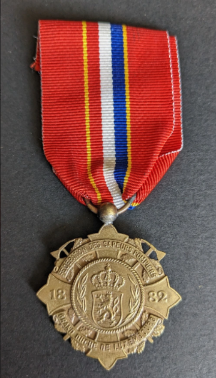 Médaille de service de la Fédération des sapeurs-pompiers du Grand-Duché du Luxembourg (1)