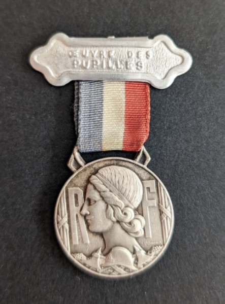 Médaillette de l’oeuvre des pupilles des sapeurs pompiers français (1)