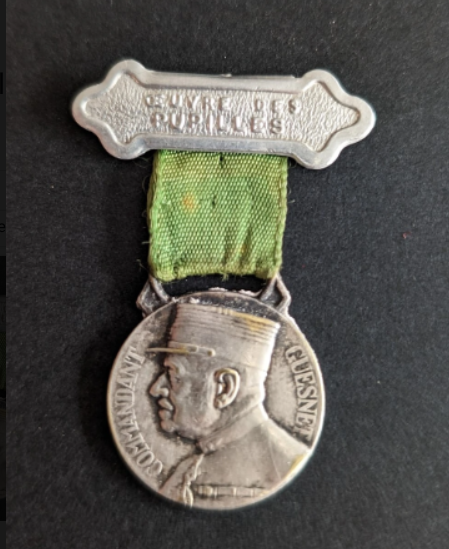 Médaillette de l’oeuvre des pupilles des sapeurs pompiers français