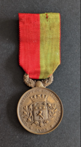 Médaille de la Compagnie maritime de sauvetage du Rhône