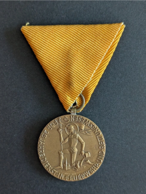 Médaille d&rsquo;honneur des sapeurs-pompiers du Tyrol