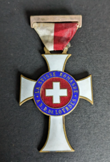 Médaille du pèlerinage à Lourdes de la Suisse Romande (1)