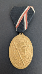 Médaille commémorative des anciens combattants 1914-1918 du Kyffhäuserbund