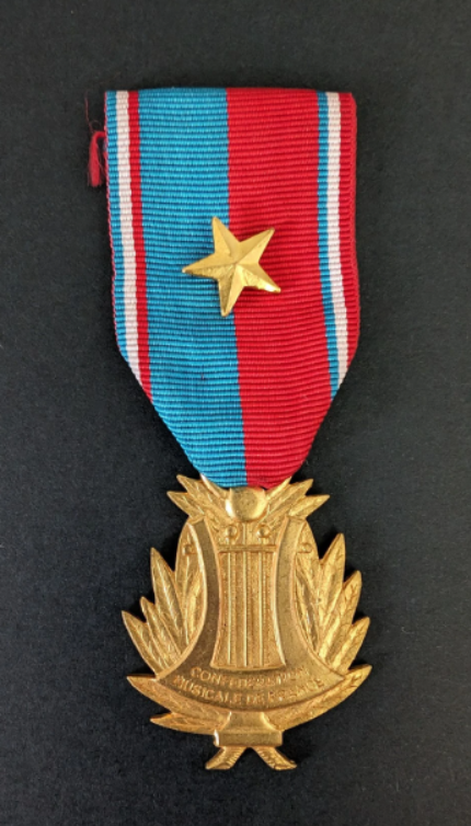Médaille d&rsquo;honneur de la confédération musicale de France (1/4)
