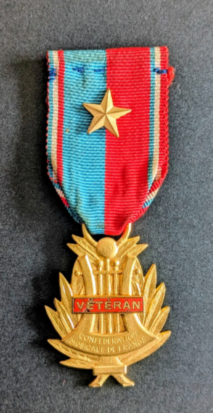 Médaille d&rsquo;honneur de la confédération musicale de France (1/5)