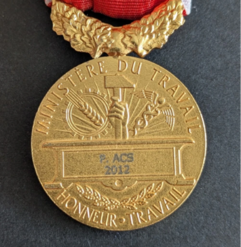 Médaille d&rsquo;honneur du travail (15/2)