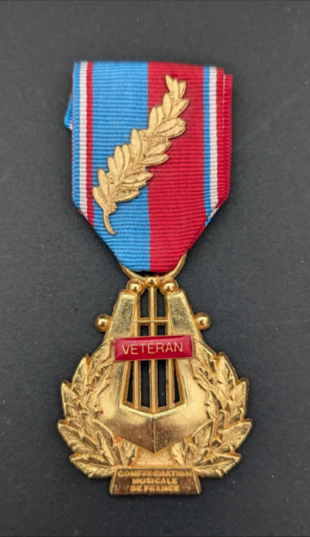 Médaille d&rsquo;honneur de la confédération musicale de France (4/2)