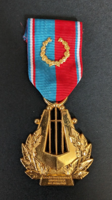 Médaille d&rsquo;honneur de la confédération musicale de France (4/3)
