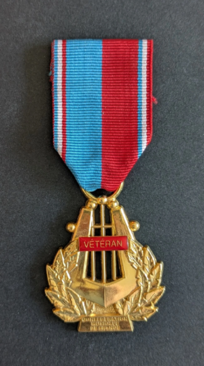 Médaille d&rsquo;honneur de la confédération musicale de France (4/4)