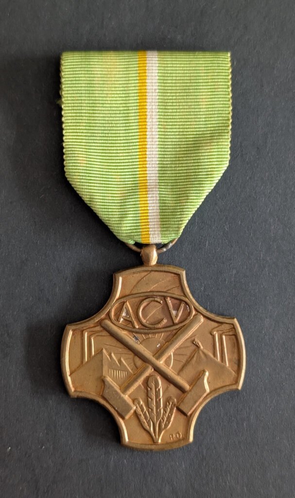 Médaille de la Confédération des syndicats chrétiens et de l&rsquo;industrie métallurgique (1)
