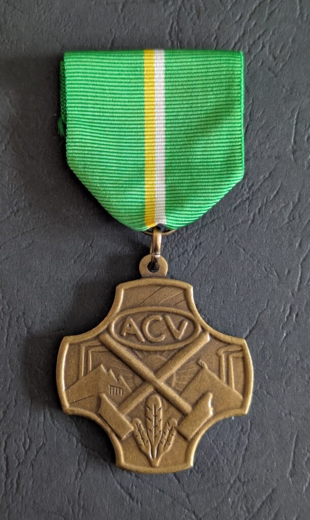 Médaille de la Confédération des syndicats chrétiens et de l&rsquo;industrie métallurgique (2)