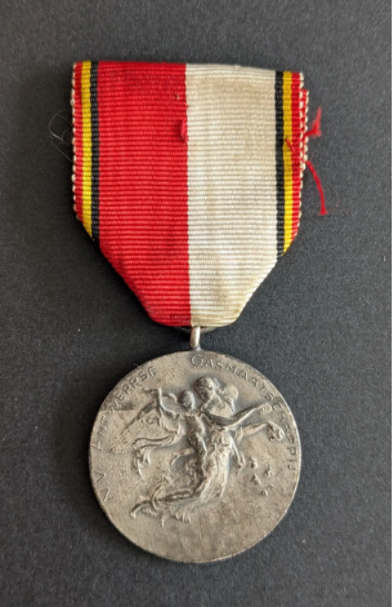 Médaille d&rsquo;honneur de la Compagnie du gaz d&rsquo;Anvers