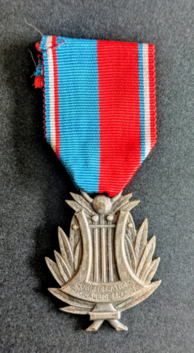 Médaille d&rsquo;honneur de la confédération musicale de France (1/3)