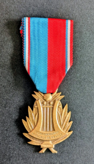 Médaille d&rsquo;honneur de la confédération musicale de France (1/6)