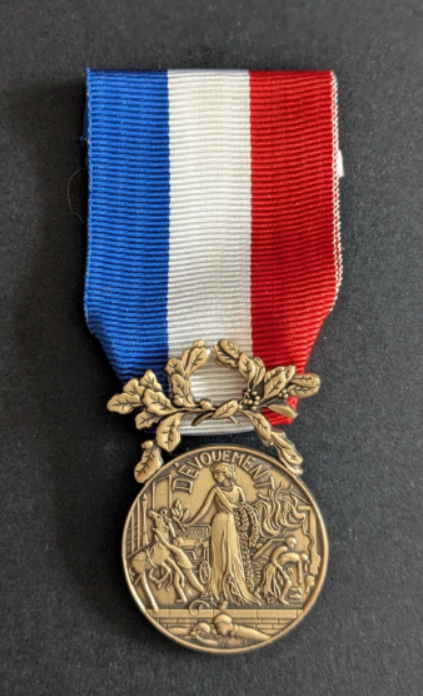 Médaille d&rsquo;honneur pour acte de courage et de dévouement