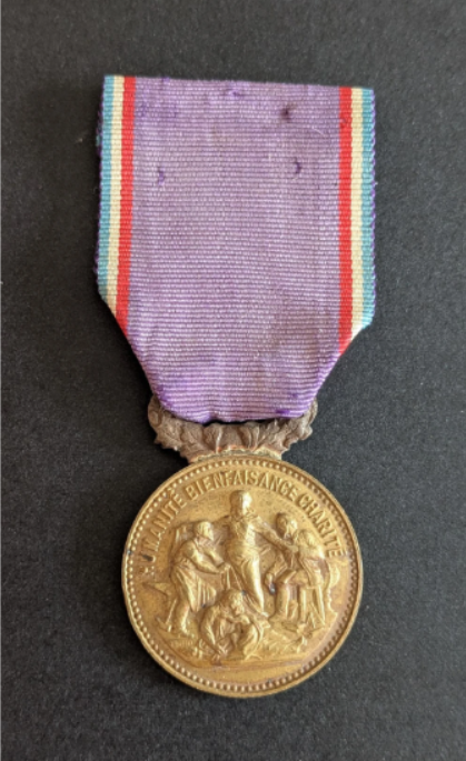 Médaille de l&rsquo;Académie du dévouement national (1)