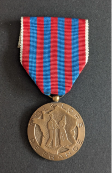 Médaille du mérite folklorique de la Confédération nationale des groupes folkloriques français